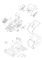 Makita Ersatzteile Akku-Rasenmäher DLM481