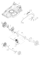 Makita Ersatzteile Akku-Rasenmäher DLM481