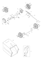 Makita Ersatzteile Akku-Rasenmäher DLM534