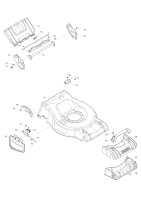 Makita Ersatzteile Akku-Rasenmäher DLM536