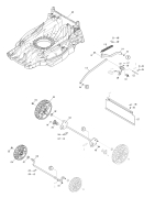 Makita Ersatzteile Akku-Rasenmäher DLM538