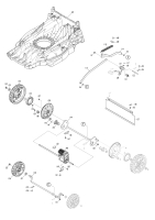 Makita Ersatzteile Akku-Rasenmäher DLM539