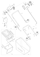 Makita Ersatzteile Akku-Rasenmäher DLM463