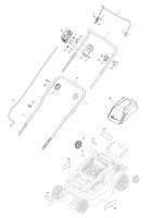 Makita Ersatzteile Akku-Rasenmäher DLM382
