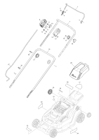 Makita Ersatzteile Akku-Rasenmäher DLM432
