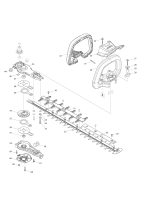 Makita Ersatzteile Akku-Heckenschere DUH601