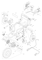 Makita Ersatzteile Akku-Schubkarre DCU180