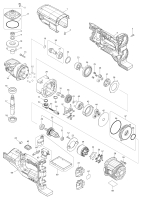 Makita Ersatzteile Akku-Erdbohrer DDG461