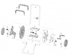 GARDENA Ersatzteile Schlauchwagen AquaRoll M Metall 18540