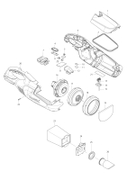 Makita Ersatzteile Akku-Staubsauger DCL182