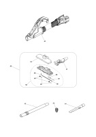 Makita Ersatzteile Akku-Staubsauger DCL501