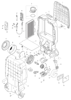 Makita Ersatzteile Akku-Rucksackstaubsauger DVC660
