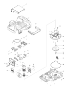 Makita Ersatzteile Akku-Staubsauger  DVC750L