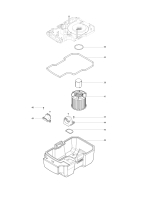 Makita Ersatzteile Akku-Staubsauger  DVC750L