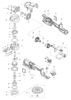 Makita Ersatzteile Akku-Exzenterpolierer DPO500