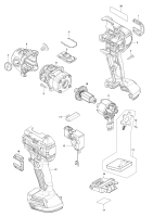 Makita Ersatzteile Akku-Schleifer und -Polierer DPV300