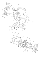 Makita Ersatzteile Akku-Vakuumpumpe DVP180