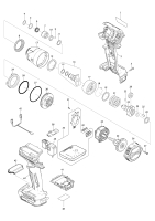 Makita Ersatzteile Akku-Schlagschrauber TD003G