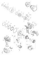 Makita Ersatzteile Akku-Schlagschrauber TW001G