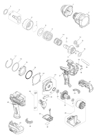 Makita Ersatzteile Akku-Schlagschrauber TW002G