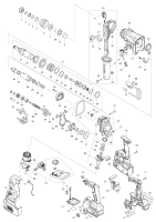 Makita Ersatzteile Akku-Kombihammer HR003G