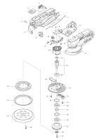 Makita Ersatzteile Akku-Exzenterschleifer BO001CG
