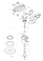 Makita Ersatzteile Akku-Exzenterschleifer BO002CG
