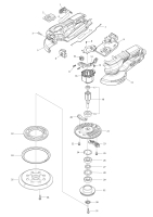 Makita Ersatzteile Akku-Exzenterschleifer BO003CG