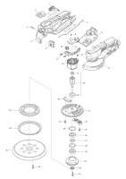 Makita Ersatzteile Akku-Exzenterschleifer BO004CG