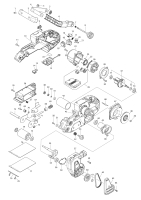 Makita Ersatzteile Akku-Bandschleifer BS001G