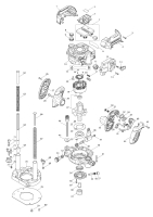 Makita Ersatzteile Akku-Oberfräse RP001G