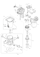 Makita Ersatzteile Akku-Multifunktionsfräse RT001G