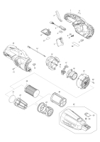 Makita Ersatzteile Akku-Staubsauger CL001G