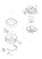 Makita Ersatzteile Akku-Staubsauger VC005GL
