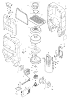 Makita Ersatzteile Akku-Rucksackstaubsauger VC008G