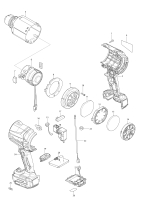 Makita Ersatzteile Akku-Gebläse AS001G