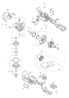 Makita Ersatzteile Akku-Poliermaschine PV001G