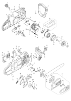 Makita Ersatzteile Akku-Kettensäge UC025G