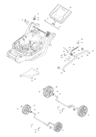 Makita Ersatzteile Akku-Rasenmäher LM003G