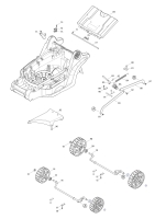 Makita Ersatzteile Akku-Rasenmäher LM004G
