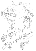 Makita Ersatzteile Akku-Freischneider UR006G