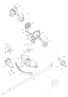 Makita Ersatzteile Akku-Freischneider UR002G