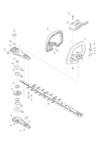 Makita Ersatzteile Akku-Heckenschere UH004G