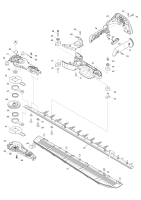 Makita Ersatzteile Akku-Heckenschere UH014G