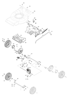 Makita Ersatzteile Akku-Rasenmäher LM003J