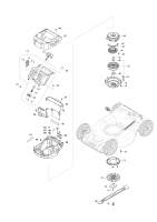 Makita Ersatzteile Akku-Rasenmäher LM004J