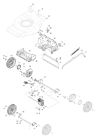 Makita Ersatzteile Akku-Rasenmäher LM004J