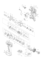 Makita Ersatzteile Akku-Abschaltschrauber DFT085F