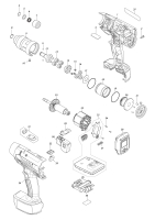Makita Ersatzteile Akku-Abschaltschrauber DFT120T