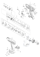Makita Ersatzteile Akku-Abschaltschrauber DFT129F